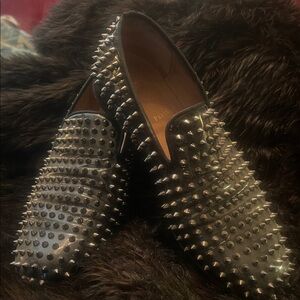 SUNDAY SPECIAL. 
Christian Louboutin Dandelion Spike Patent Loafer